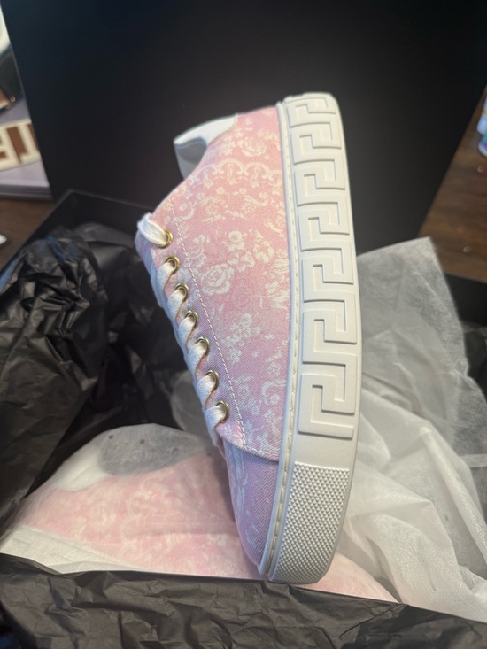 Versace Shoes - NWT and Box - Versace Pink BAROCCO GRECA sneaker